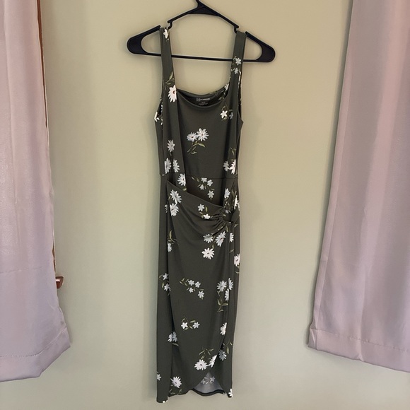 No Boundaries Dresses & Skirts - No Boundaries Olive Green Graphic Top